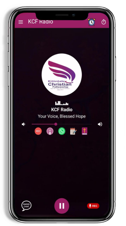 KCF Radio App